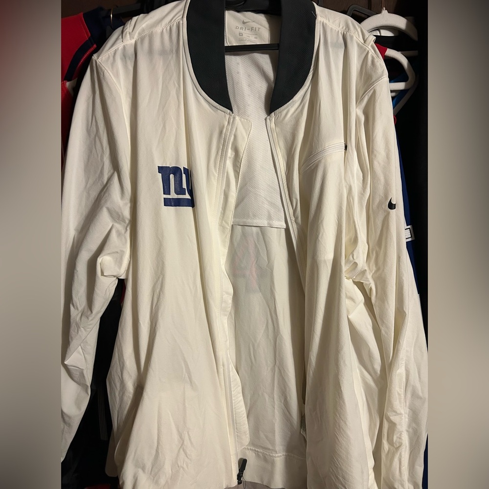 Nike White and Black Lightweight Jacket